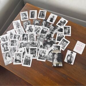 Card game Guess Marciano Schiffer Casta Lefebure Bruni Smith Mulder Shana